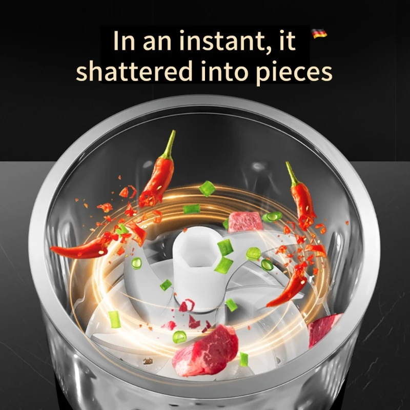 350ml容量家庭料理や屋外料理愛好家用ワイヤレスキッチンマシン