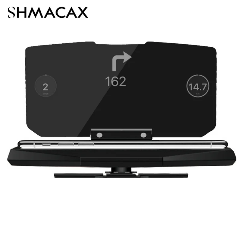 Car HUD Head Up Navigation Display Phone Holder Mount GPS Projector