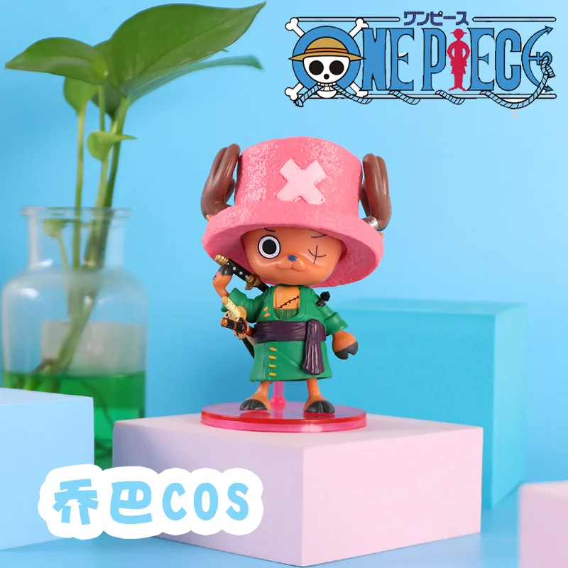 12Style Anime One Piece Tony Tony Chopper Cos Rufy Saber Figura Zoro Modello Buggy Giocattolo Sabo Regalo Action Figure Raccogliere Regali