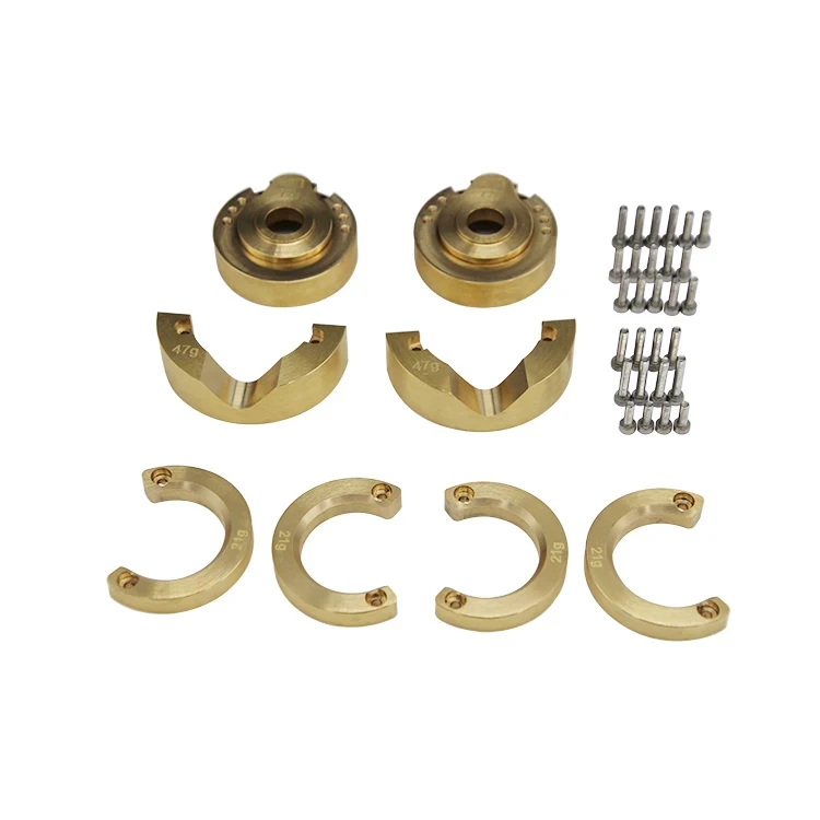 kit-de-contrapeso-modular-de-laton-para-articulaciones-delanteras-hot-racing-trxf21ha-para-traxxas-trx-4-configurables-de-72g-a-161g