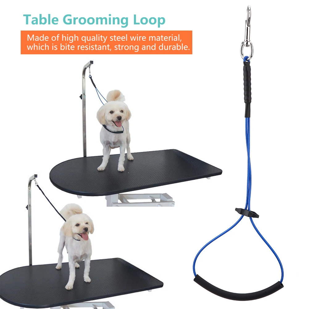 Dog Cat Grooming Single Noose Hoop For Pet Table Arm Bath Tub