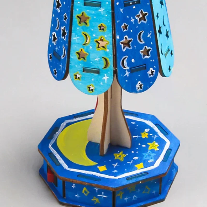 

Educational Project DIY Wooden Small Table Lamp Craft Kit