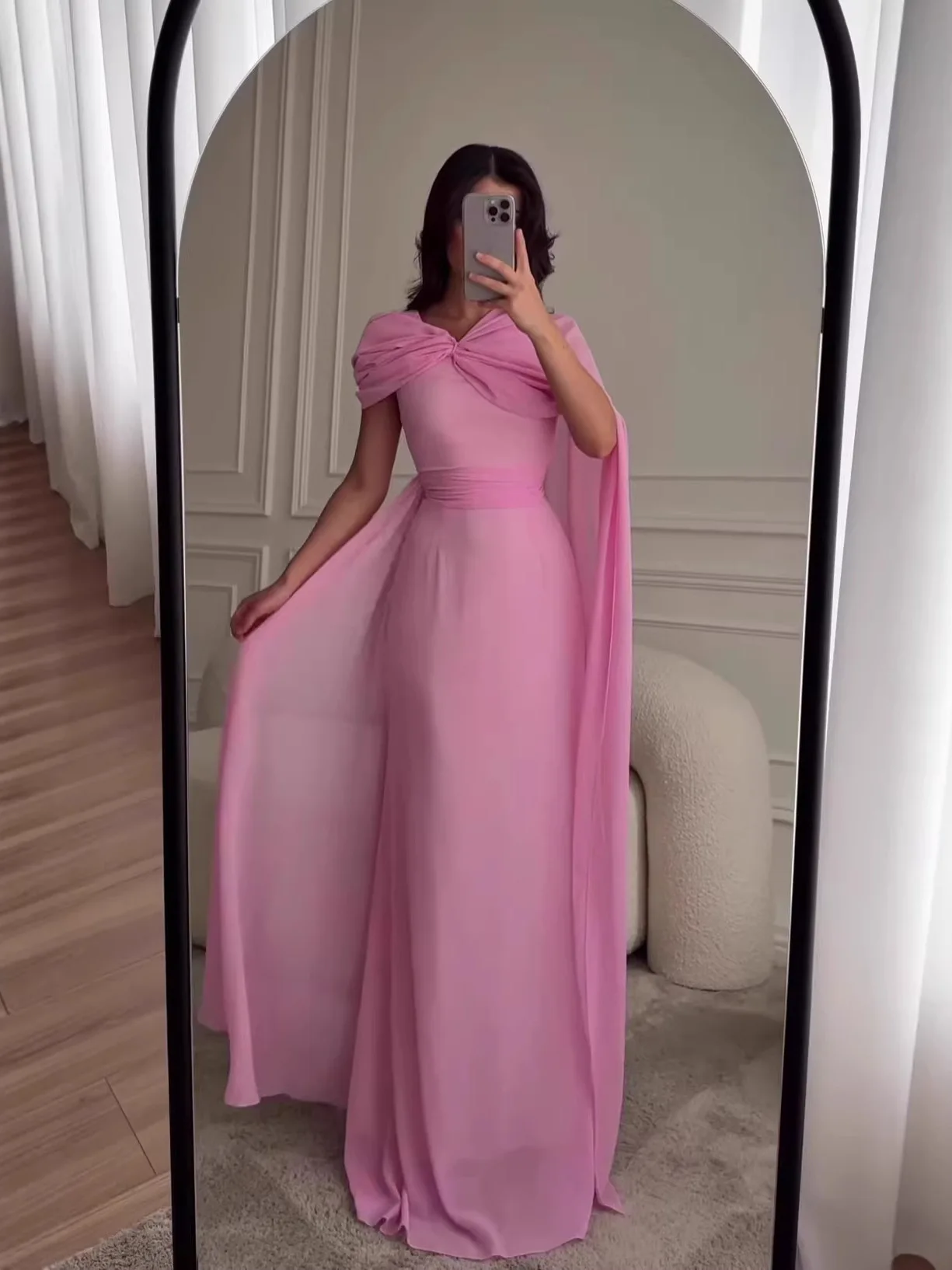 

Elegant Slim Fit Evening Dress New Party Long Skirt Women's Fashionable Elegant Style No Sleeve mid Waist Pure Color Polyeste...