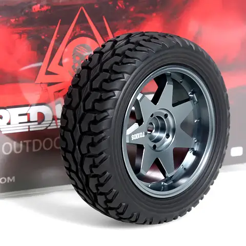 4PCS 1/10 Off Road Ruote Drift Rim 75mm RC Pneumatici per Rc Auto Off-Road Drift Rock Per HSP HPI 1:10 RC Auto Da Corsa accessori