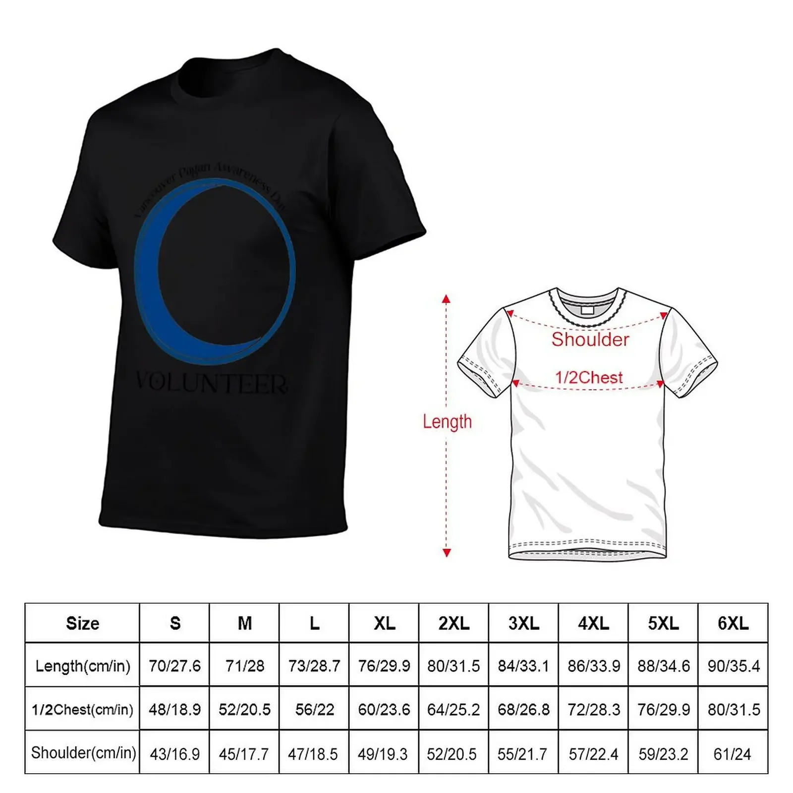 VPAD Volunteer T-Shirt summer top customizeds blanks cotton t shirt men