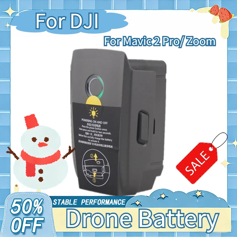 

15.4V 3850mAh Intelligent Flight Battery for DJI Mavic 2 Pro/ Zoom Flight Time 31 Minutes High Quality Rechargeable New Battery