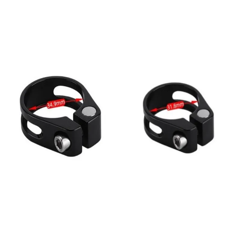 Aluminiumlegierung Fahrradsitzrohrklemme für 31,8 mm/34,9 mm Sitzrohrclip Mountain Road Bike Sattelstützenklemme – Detail 6