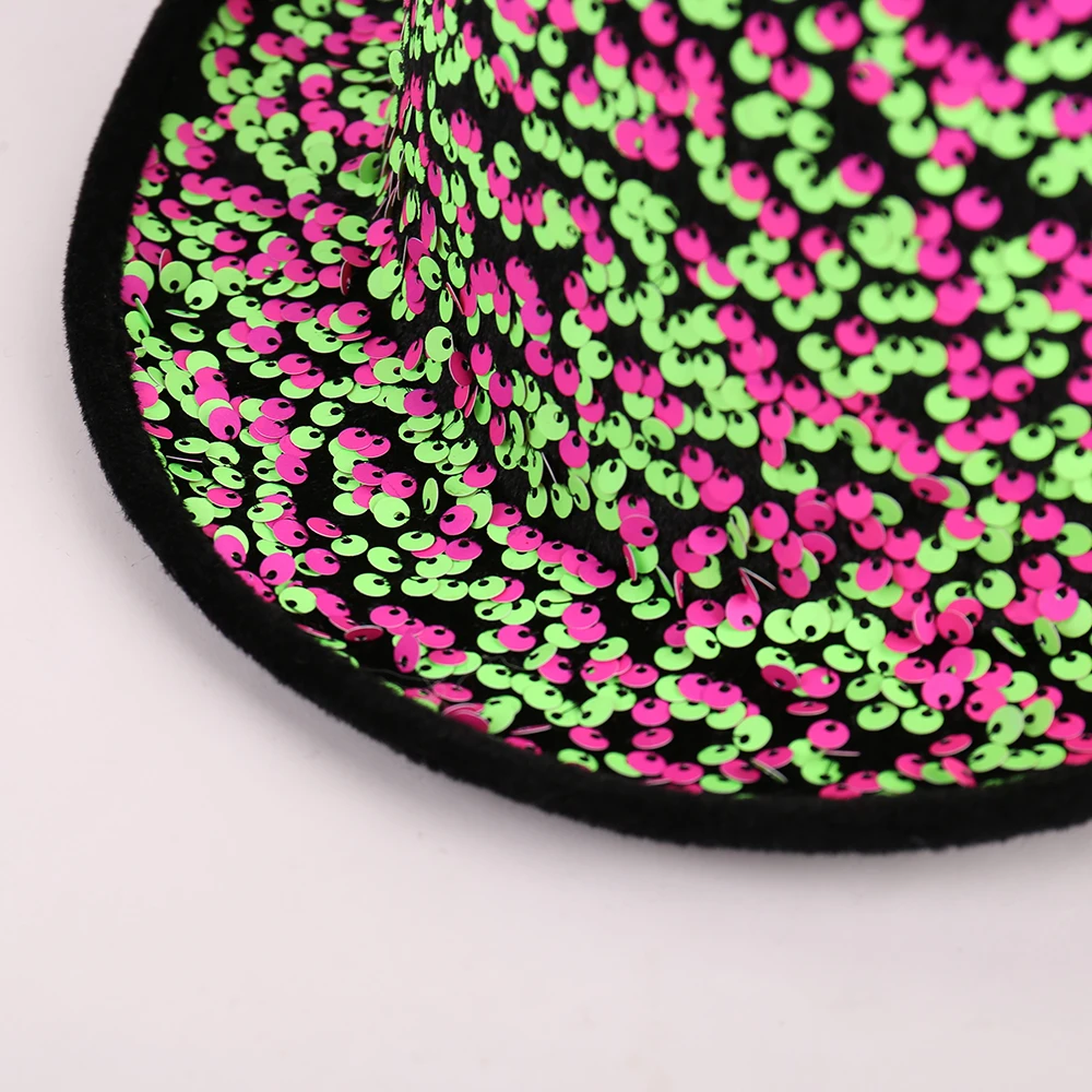 หมวกแฟนซีประดับเลื่อมสีสันสดใส ดีไซน์ใหม่ทันสมัย เหมาะสำหรับงานปาร์ตี้และการแสดง