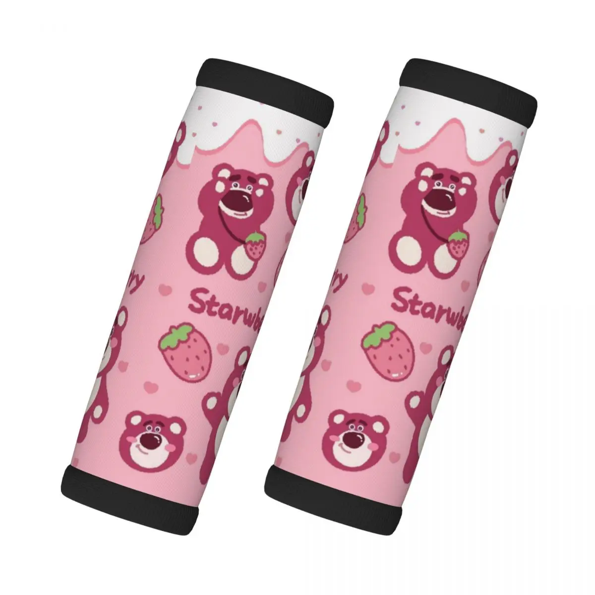 

Custom Lotso Anime 2 Pcs Luggage Handle Wrap Suitcase Identifier Handle Grip Neoprene Luggage For Car Interiors