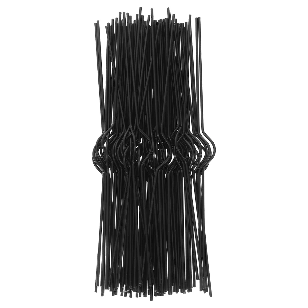 

100Pcs Wire Calendar Hangers Iron Binder Clip Hooks Small Wall Hooks for Calendars Posters Hanging Calendar Binding Kit