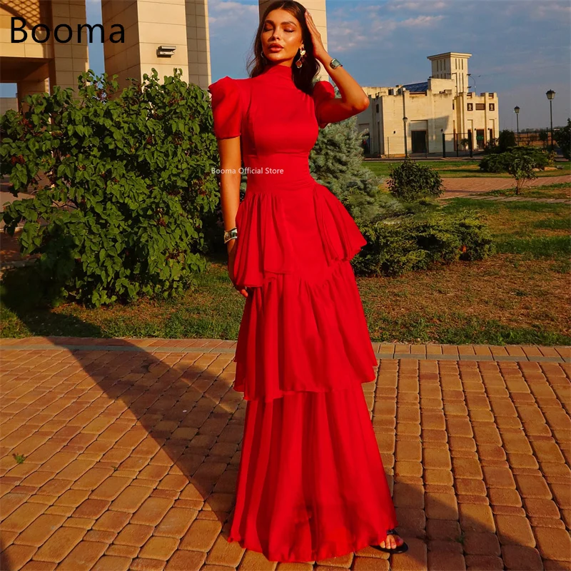 

Booma трапециевидные длинные с круглым вырезом красные простые атласные вечерние платья вечерние платья для женщин плиссированные платья для выпускного вечера на заказ 2025
