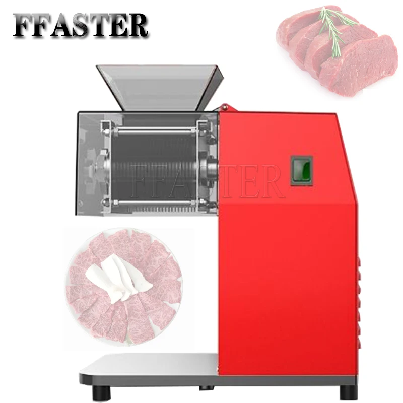 

Commercial Electric Meat Slicer Automatic Slicer Multifunctional Stainless Shred Slicer Cutter Meat Meat Grinder Machine