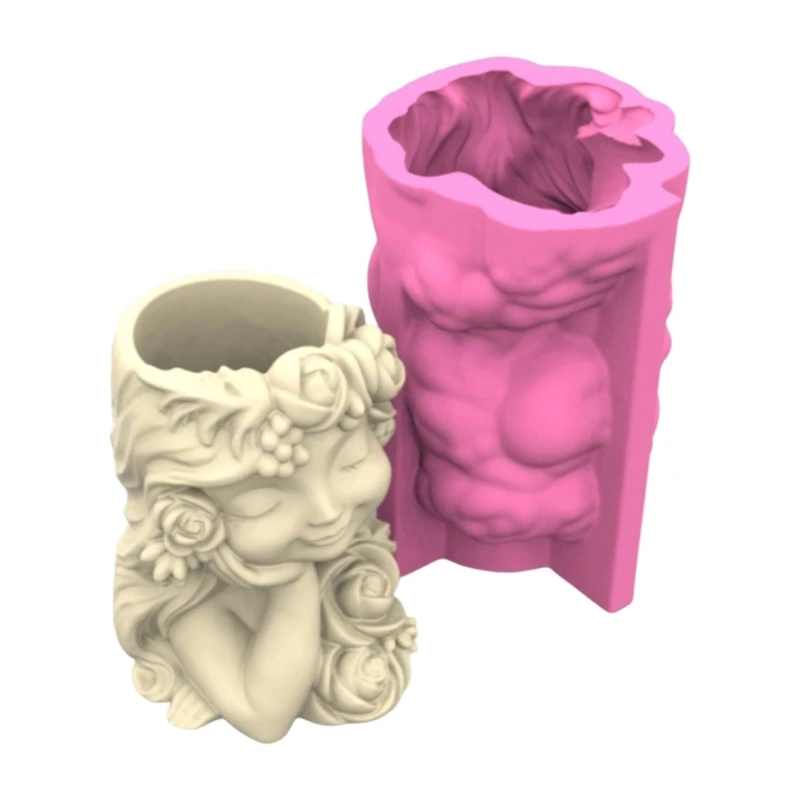 

Multi Use Silicone Flower Pot Mold Creative Gardening Tool Customizable Design Accessory