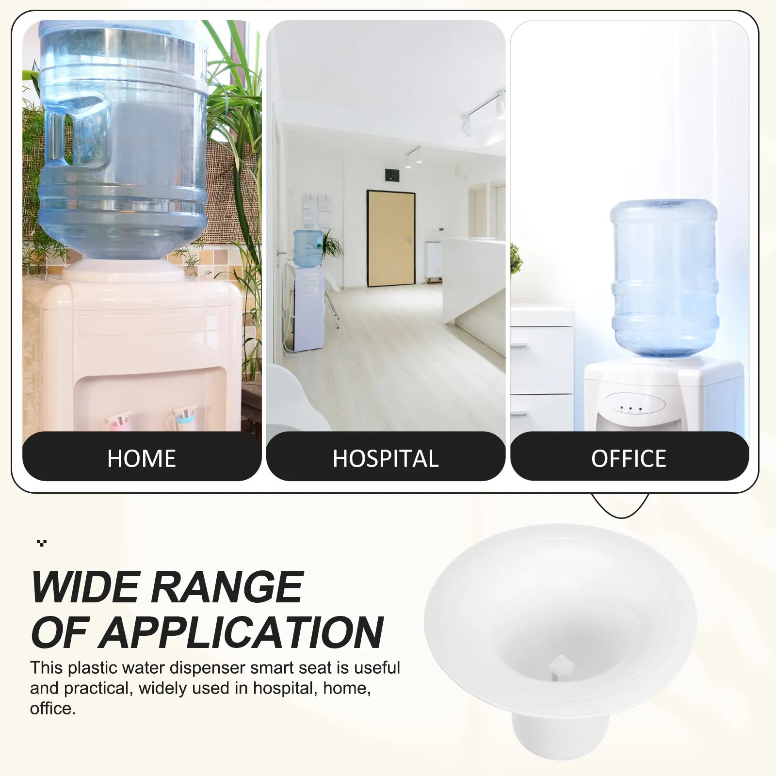 

Smart Water Dispenser Seat Replacement Cover for Universal Coolers Bottled Water Dispenser Base Part Accessory Holder Guard