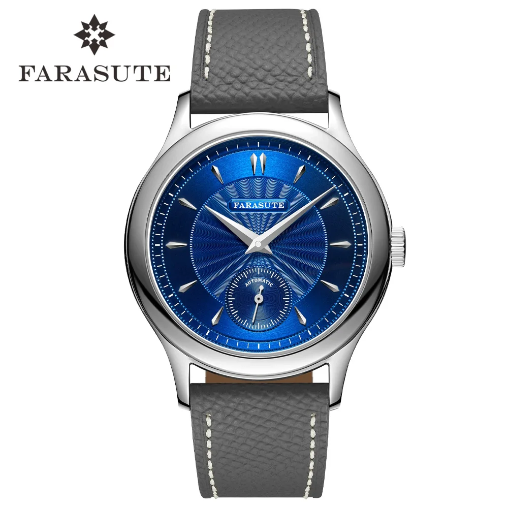 FARASUTE Luxury Watch For Men 316L Stainless Steel Case Hangzhou Customized Movement Mechanical Small Second Hand Dial Watch
