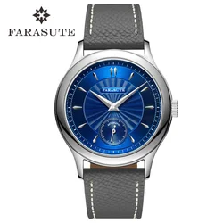 FARASUTE Luxury Watch For Men 316L Stainless Steel Case  Hangzhou Customized Movement Mechanical Small Second Hand Dial Watch