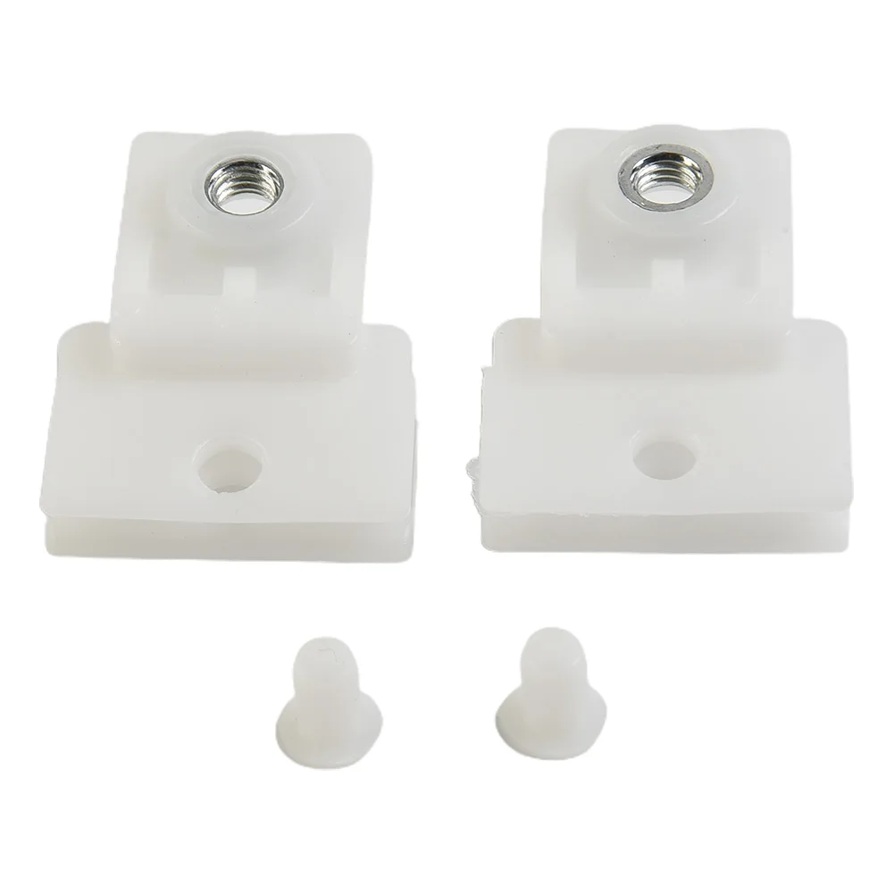2pcs White Door Glass Track Clip For Isuzu For D-Max For Holden 1 Pair LH+RH Window Regulator Guide Replacement Parts