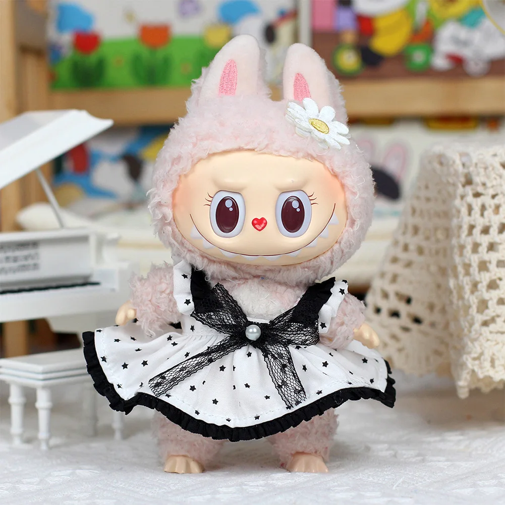 Adorable Labubu Multiple Style-Stylish & Comfortable Labubu-Skirt Suit Doll Clothes Outfit Accessories