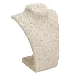 Necklace Pendant Display Bust Mannequin Jewelry Display Stand Holder Portable necklace jewelry display base Hot Sale S M L Size