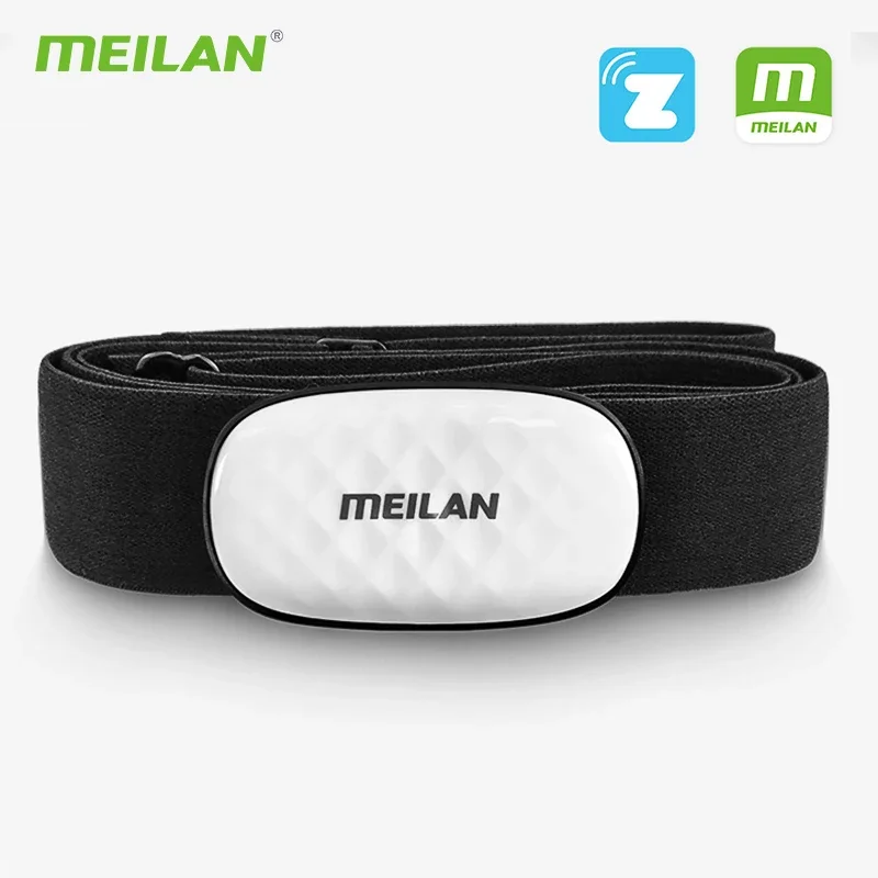 MEILAN C5 Czujnik tętna Pasek na klatkę piersiową Fitness Tracker HR Z paskiem na klatkę piersiową ANT+ Pasek sportowy Bezprzewodowy
