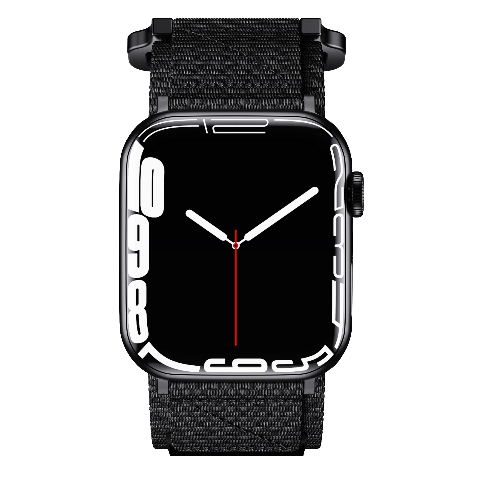 Ремешок нейлоновый для Apple Watch, регулируемый браслет для iWatch Ultra 49 мм Series 3 4 5 SE 678, 45 мм 41 мм 44 мм 40 мм 42 мм 38 мм