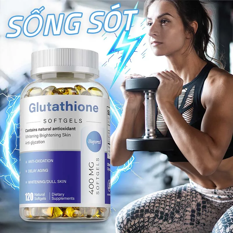 Glutathione Capsule - Detoxifying & Immune Support, Aging Defense, Improve Energy, Beautiful Skin Dietary Supplement