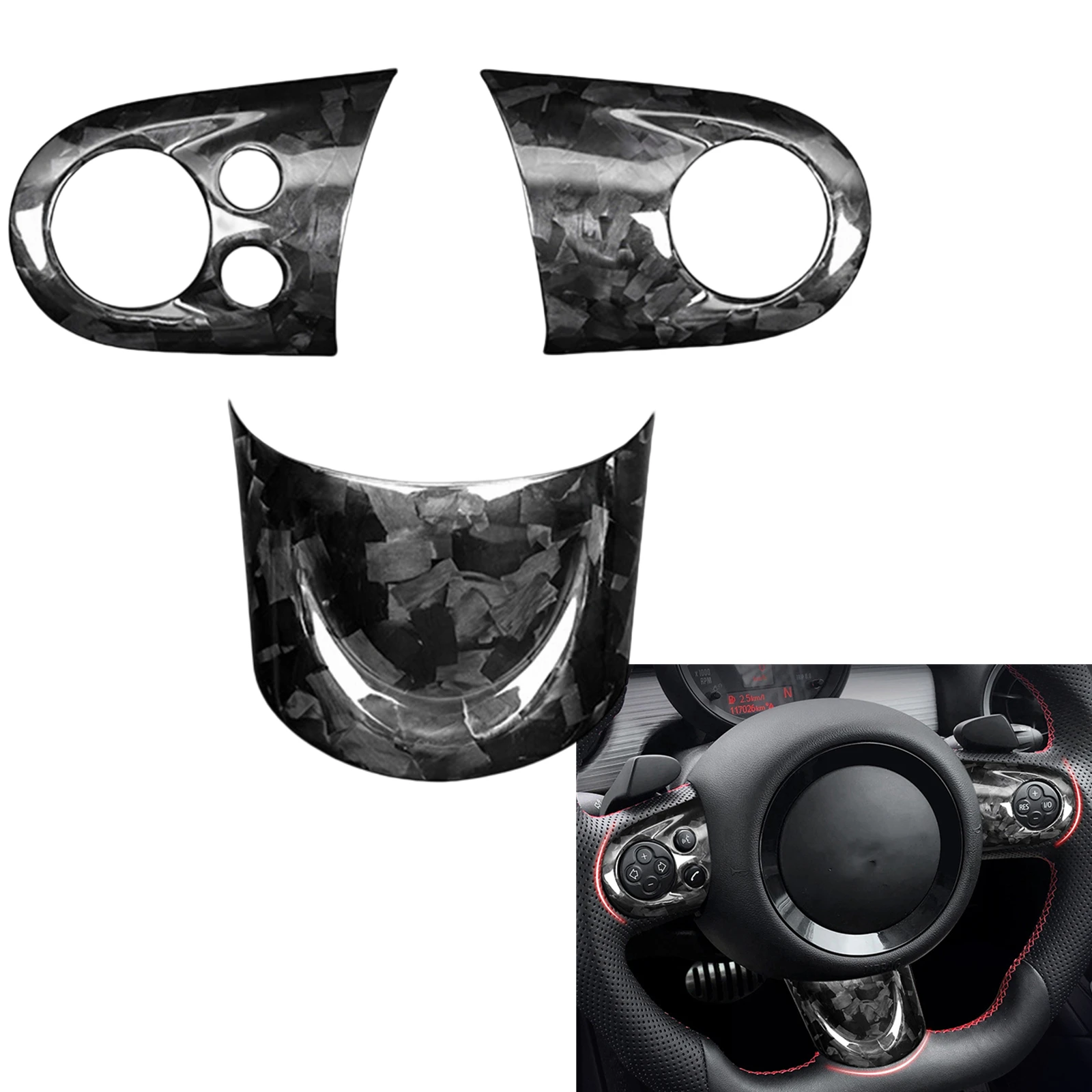 

Внутренняя накладка на руль для Mini Cooper R55 R56 R57 R58 R59 R60 R61