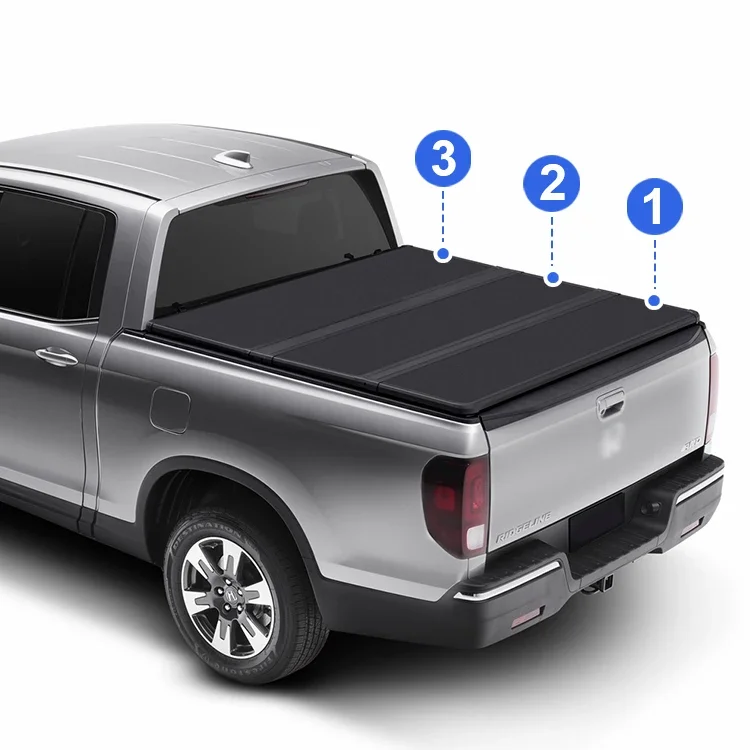 

4x4 Pickup Truck Accessories Folding Hard Tri-fold Cover for Isuzu Dmax Chevrolet Colorado