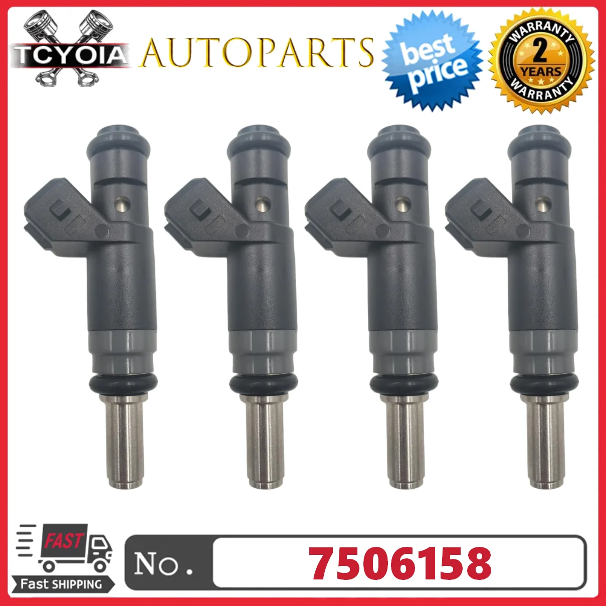 

4 шт./компл. 7506158 13537506158 Топливные форсунки для BMW 1 3 СЕРИИ E87 E90 E91 318 118i N46B20 2005-2008