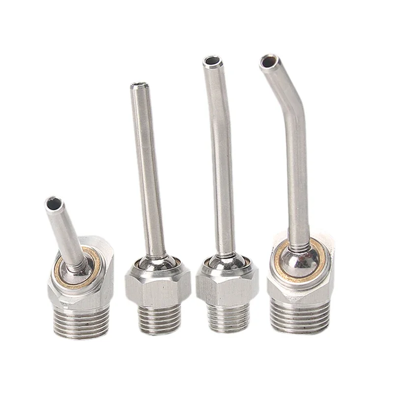 

CNC machine tool spray head cooling nozzle stainless steel external thread universal high-pressure spray head nozzle