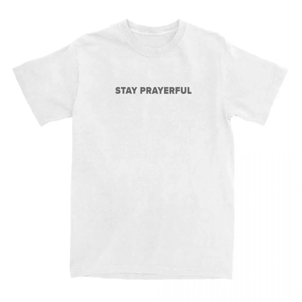 Stay Prayerful Tee セレブリティ チャーリー カーク Tシャツ コットン 半袖 女性 Tシャツ カジュアル O ネック グラフィック プリント Tシャツ