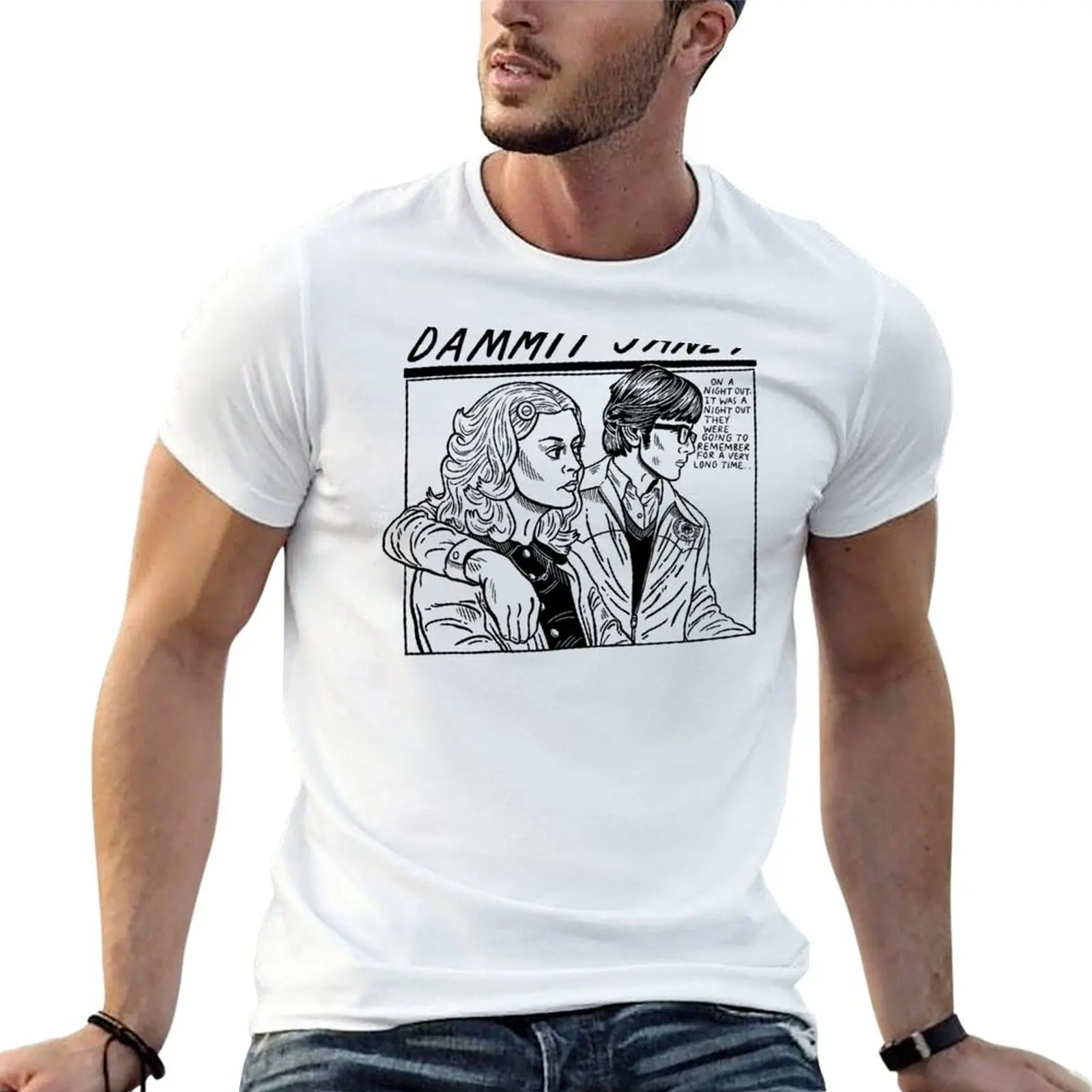 

Dammit Janet T-Shirt t shirts for man graphic funny t shirt man cotton T-Shirt