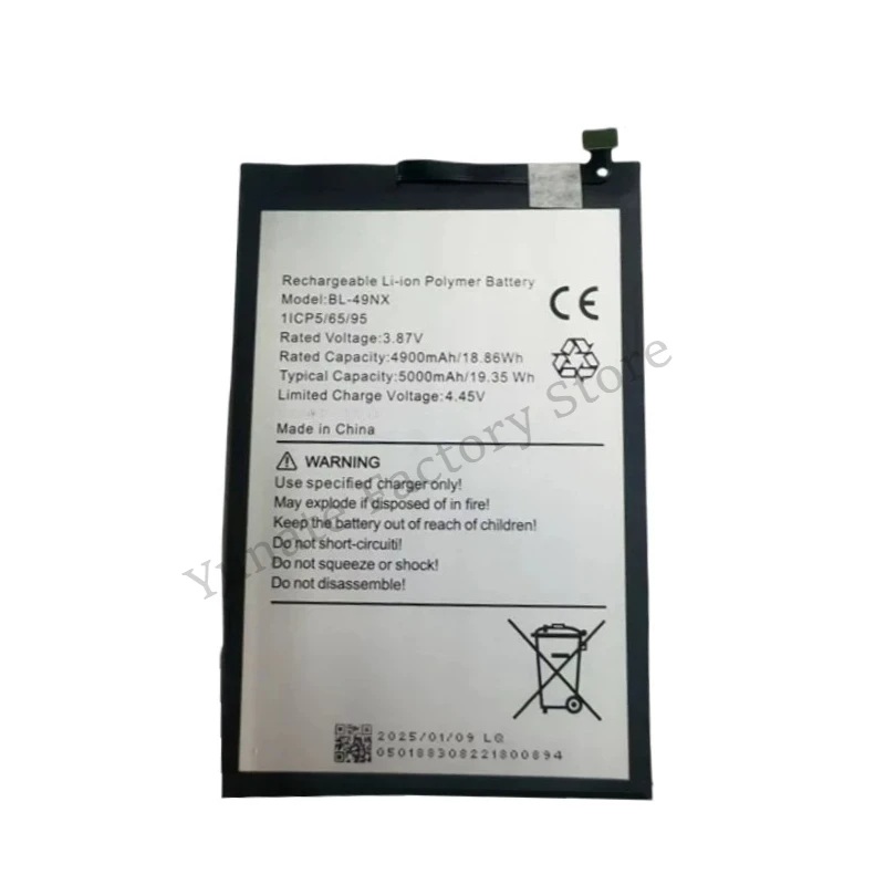 For INFINIX Hot 30i Hot 40i X669 X6516 Smart7 X6515 Smart8 X6525 Smart 7 HD Mobile Phone Battery BL-49NX 5000mAh