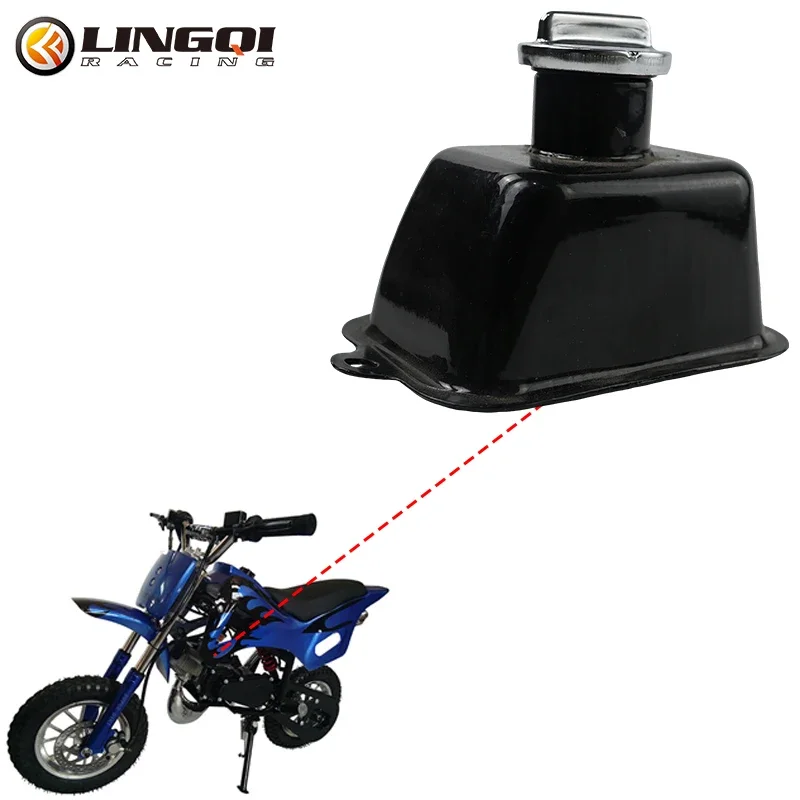 LESQUE Mini Moto Fuel Tank Oil Can Steel Gas Petrol Tanks For 47cc 49cc Minimoto ATV Quad Buggy Bike Pocket Replaced Accessories