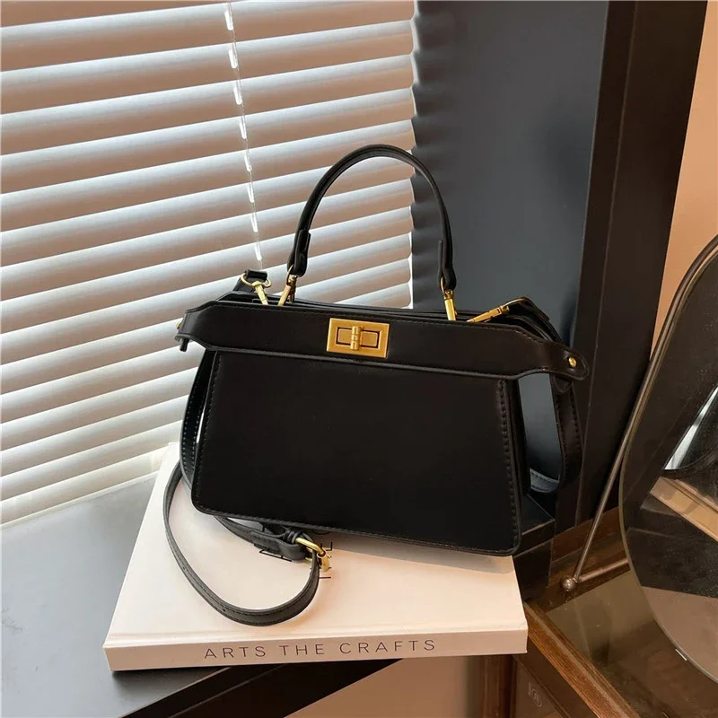 

Women's Shoulder Bag Leather Crossbody Messenger, Famous Designer Handbags Classic Elegant Tote For Professional And Casual
