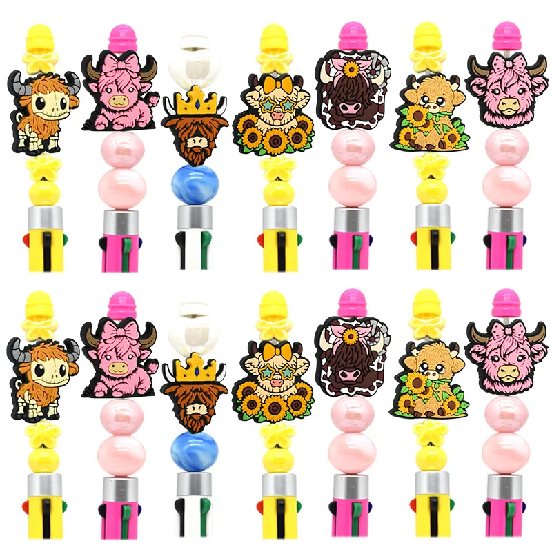 100pcs Silicone Beads Focal BPA Free Food Grade Silicone Teether Beads Wholesale DIY Pacifier Chain Jewelry Accessorie