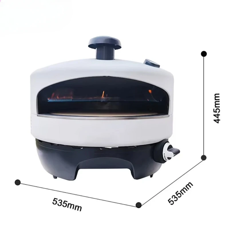 Gas pizza oven built-in 16-inch desktop gas portable