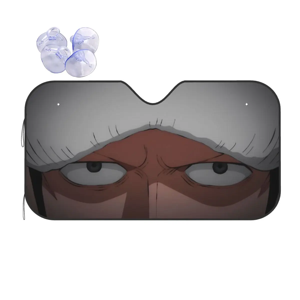 Trafalgar Law One Piece Universal Windshield Sunshade 76x140cm Foils Car Sunshade UV Protector