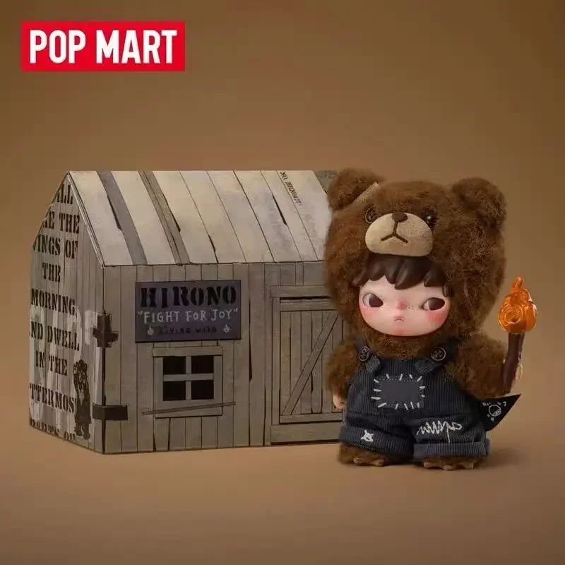 

POP MART Hirono Series Anime Figure Cute Doll Blind Box Mystery Collection for Desktop Ornaments Guess Bag