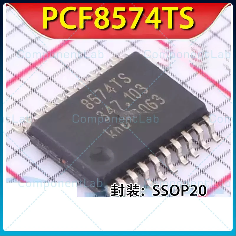 10-50pcs New Original PCF8574TS SSOP-20, 8-bit I2C I/O Expander Interface IC