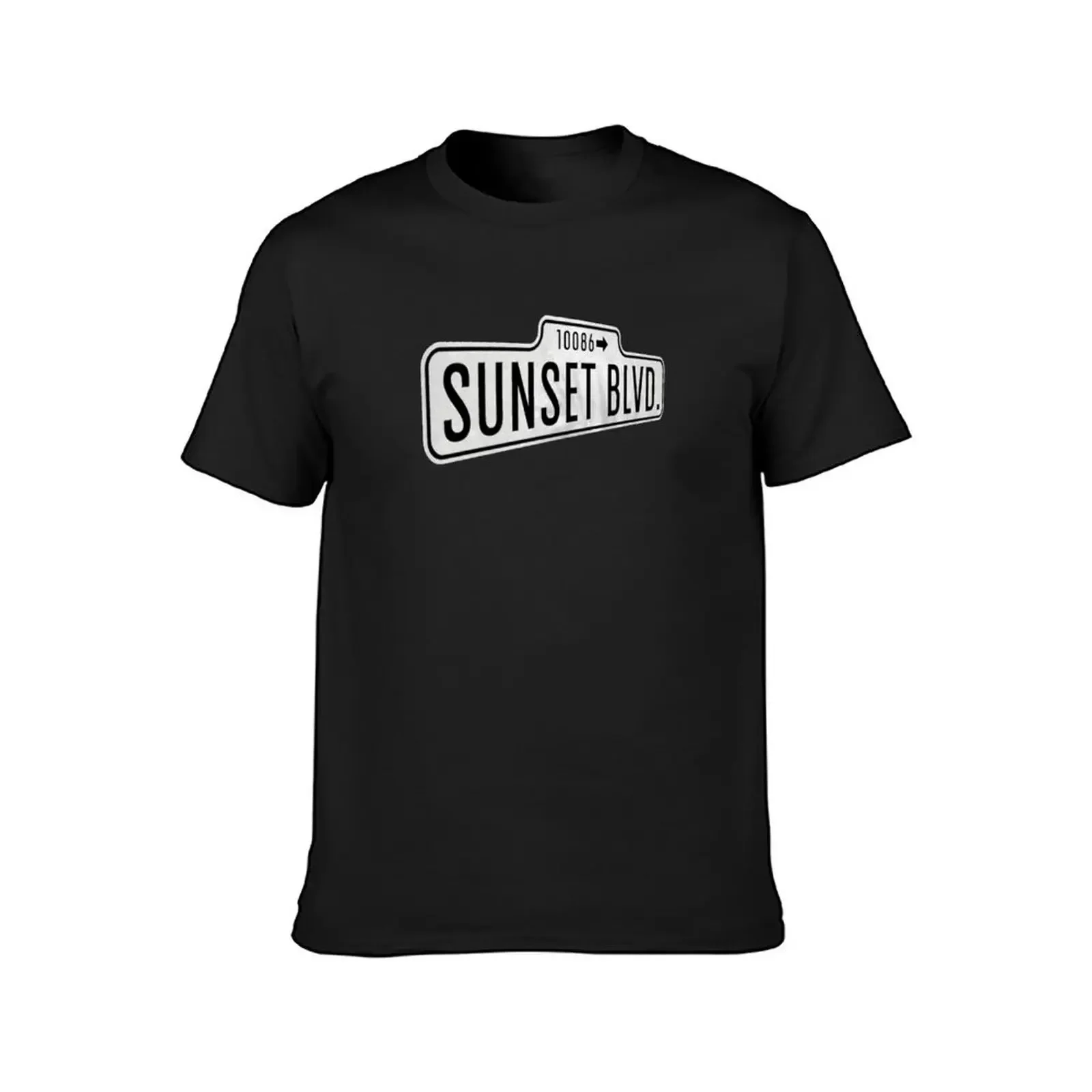 Sunset Blvd T-Shirt street wear boys animal print summer top shirts graphic men t shirts