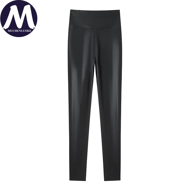 Legginsy Damskie Jesień Zima Nowe Sexy Z Wysokim Stanem Ocieplane Polarem Wyszczuplające Legginsy Modne Dopasowane Grube Ciepłe Legginsy