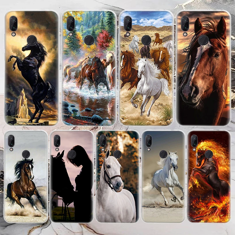 Horse Great Beauty Galloping Soft Phone Case For Xiaomi Mi 12T 11T 10T 9T 11 10 Lite 12 Pro 12X 11i 9 8 13 5X 6X Ultra Pattern H