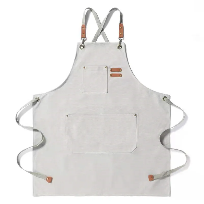 Work Aprons Kitchen Clothes for Chef Barber Apron Anti-oil Anti-fouling Restaurant Bar Shop Cafes Nails Painting Studios Uniform