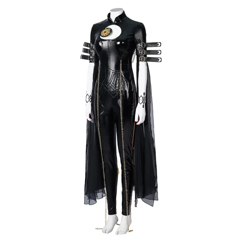 Game Bayonetta Cosplay Costume Outfits Halloween Carnival Party Suit  For Women Girls