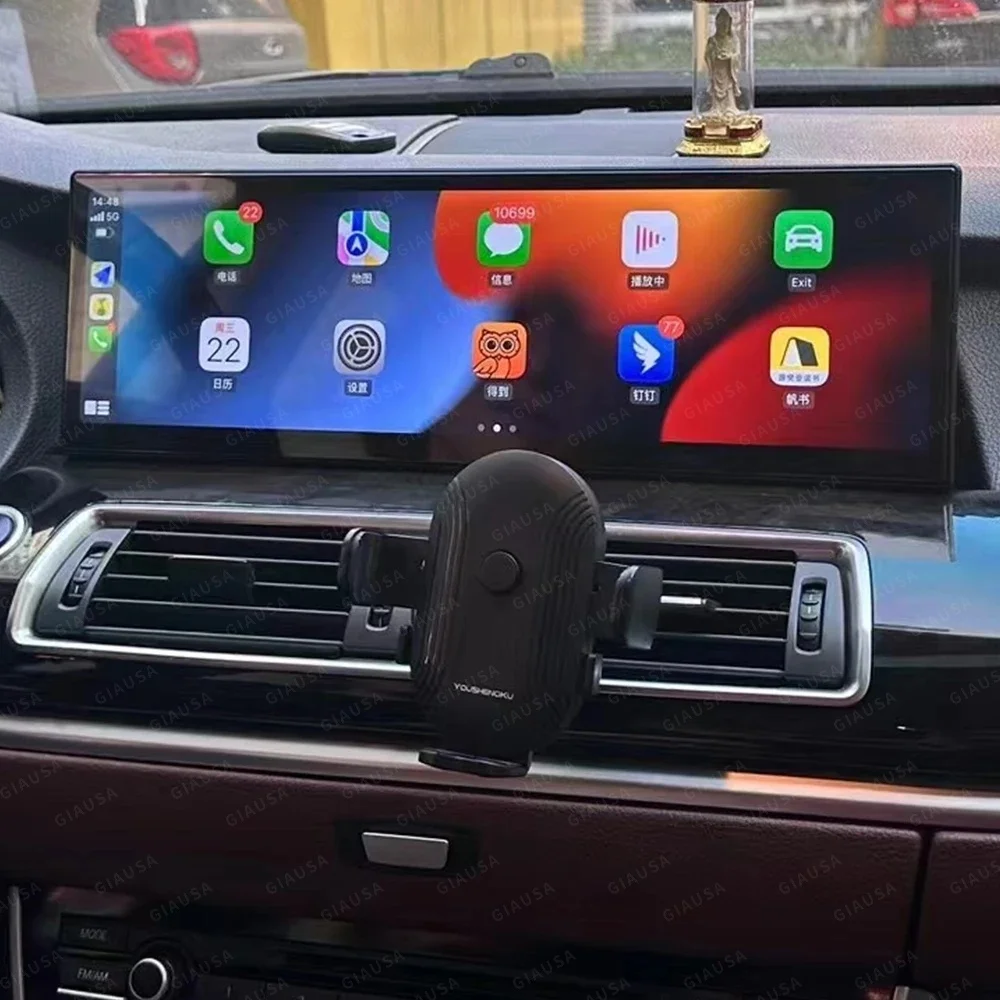 

14,9 "Rhd Lhd Автомобильный радиоприемник для Bmw 5 серии Gt F07 Cic Nbt Android 13 Мультимедийная навигация Gps Беспроводной головное устройство Carplay