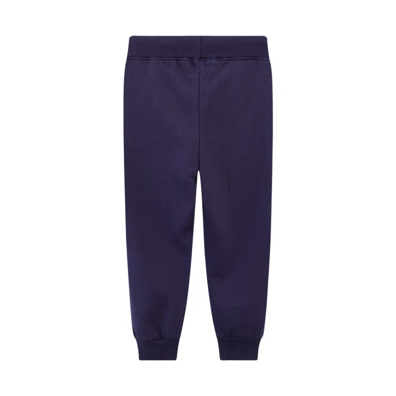 Jumping Meters New Arrival Boys Girls Sweatpants Cars Embroidery Autumn Spring Baby Trousers Drawstring Children\'s Full Pants