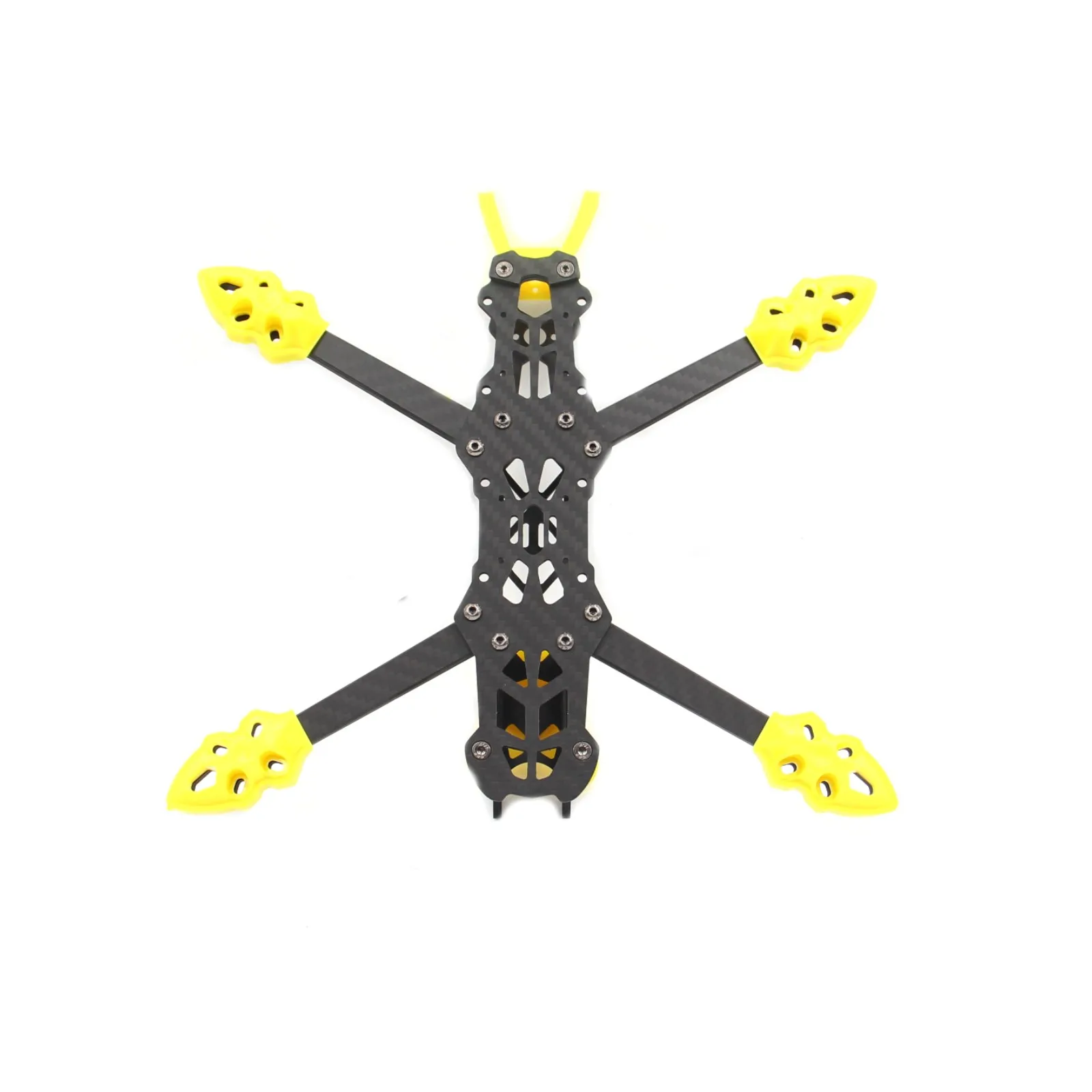 LANNRC-Quadro De Fibra De Carbono De Longo Alcance FPV Quadro De Longo Alcance para Controle Remoto Quadcopter Racing, Distância entre eixos 225mm, Braço De 5mm, 4 ", 5"