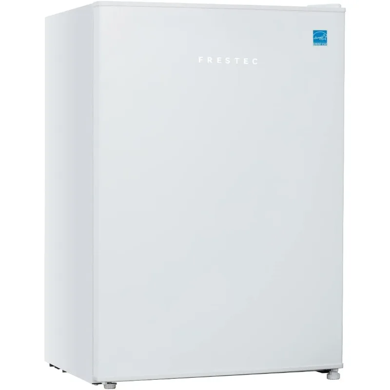 

Frestec Small Refrigerator, Compact, Mini, with Freezer, Door Swing