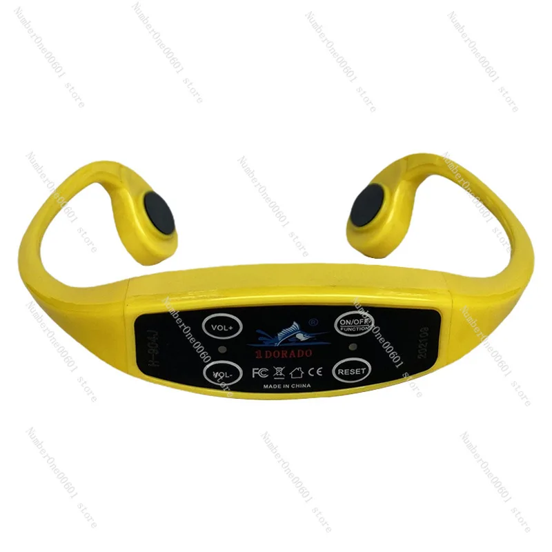 

H904 Swimming Waterproof Radio Walkie-talki Bone Conduction Headset Headphone for Swimming Coach Training